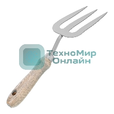 Вилка посадочная Palisad LUXE 80х320 мм, стальная, рукоятка из ясеня