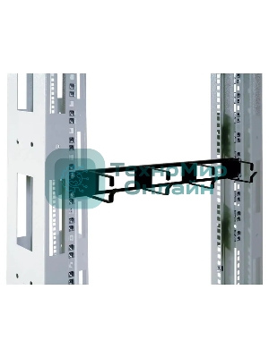 Горизонт. кабельный органайзер с окнами 19