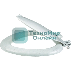 Сиденье для унитаза Эконом белый мрамор