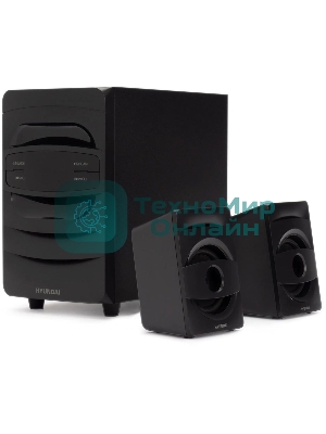 Микросистема Hyundai H-MS1404 черный 30Вт FM USB BT SD