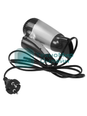 Фен Galaxy Line GL 4303 серый/черный, 1200 Вт, компактный