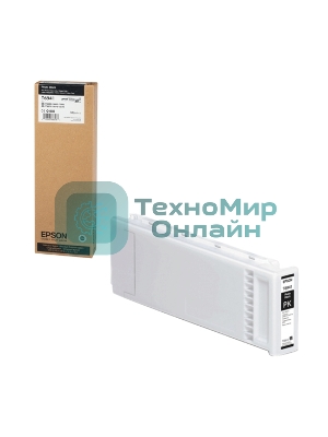 Картридж струйный Epson T694100 (C13T694100) фото черный (700 мл) для SureColor SC-T3000, SC-T3200, SC-T5000, SC-T5200, SC-T7000, SC-T7200