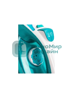 Утюг SUPRA IS-2414 2400 Вт голубой/белый