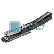 Степлер Silwerhof 401072-01 N10 (12листов) черный 50скоб пластик закрытый коробка