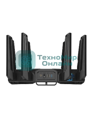 Маршрутизатор ASUS GT-BE19000, черный/красный, 90IG0850-MO9A0V