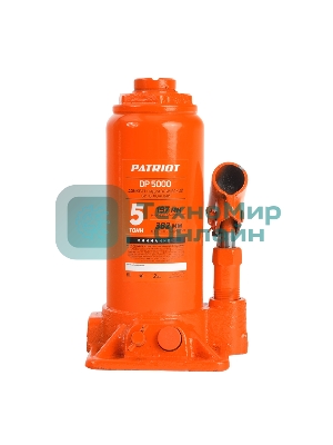 Домкрат бутылочный PATRIOT DB 5000 5T