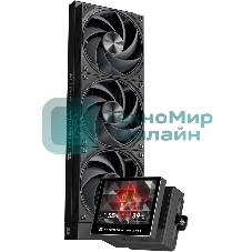 Система водяного охлаждения Thermalright Stream Vision 360 Soc-AM5/AM4/1200/1700/1851 черный 4-pin 28.1dB Al LCD Ret (S-VISION-360-BL)