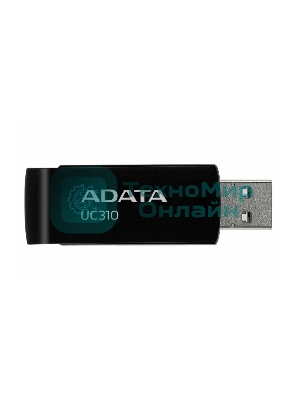Флешка USB ADATA UC310 (UC310-128G-RBK), 128Gb, USB 3.2 Gen 1, R/W 100/30, черный