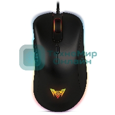 Мышь проводная Crown CMGM-904 черный, 7000 dpi, USB, кнопки - 7