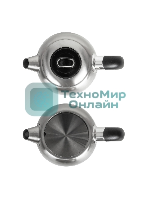 Чайник электрический JVC JK-KE1720 1.7 л, 2200 Вт, серебристый