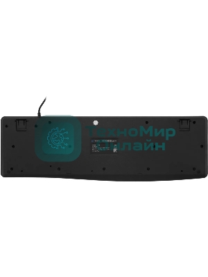 Клавиатура проводная Oklick 145M, USB, черный