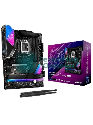 Материнская плата ASRock Phantom Gaming Z890 LIGHTNING WIFI, LGA 1851, Intel Z890, 4xDDR5, 4xSATA, 4xM.2, 1xPCIe 5.0 x16, 1xPCIe 4.0 x4, 1xUSB-C Thunderbolt 4, 2xUSB-A 3.2 Gen 2, 4xUSB-A 3.2 Gen 1, 1xHDMI, 1x2.5Gb LAN, 5x3.5 мм, 7.1, ATX