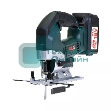 Лобзик электрический профессиональный бесщеточный KLPRO KLDT18B-80 (18В, Li-ion-2шт, 8.0А·ч, патрубок для пылесоса, полотна (дерево/металл, З/У-4А, кейс)