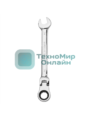 Набор комбинированных шарнирных ключей с трещоткой 8 шт Deli DL140208T Спецификация: 8,10,12,13,14,15,17,19мм. Сталь 40 Cr. Трещетка 50BV30 72Т.