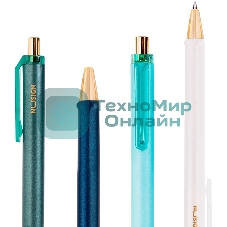 Ручка гелевая автоматическая Deli Nusign NS557 ассорти, черные чернила, линия 0.5мм