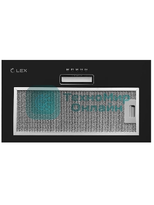 Вытяжка встраиваемая LEX GS Bloc LIGHT 600 черный, 53 см, 500 куб. м/ч, 44 дБ