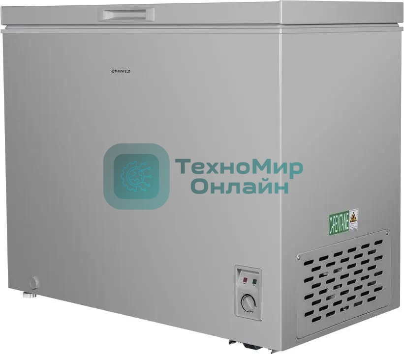 Морозильный ларь Maunfeld MFL200GR, серый, 200л