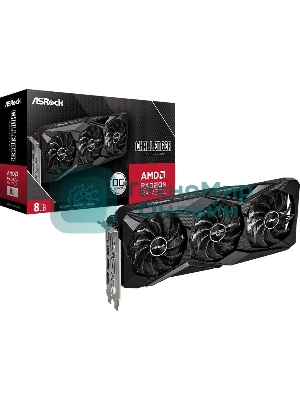 Видеокарта Asrock PCI-E 4.0 RX7600 CLP 8GO AMD Radeon RX 7600 8Gb 128bit GDDR6 2280/18000 HDMIx1 DPx3 HDCP Ret