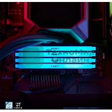 Оперативная память Kingston Fury Beast, DDR4, 32GB (2x16GB), 3600MHz, CL18, DIMM, с радиатором, RGB, черный