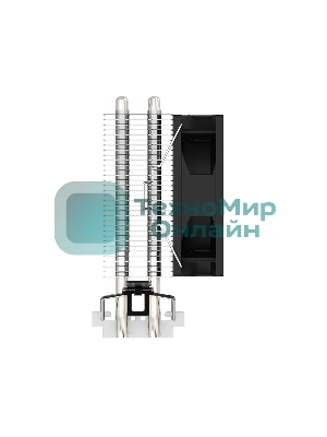 Кулер ID-COOLING SE-802-SD черный 80мм алюминий/медь 2200rpm 23db 3-pin 95W 116мм