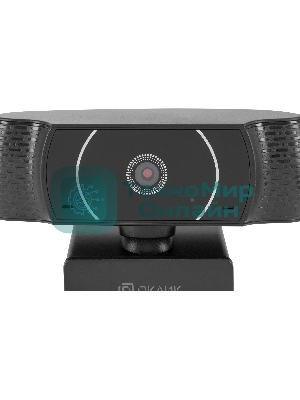 Веб-камера OKLICK OK-C016HD 1280x720, 30 кадр/с, USB Type-A, микрофон, универсальное крепление