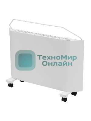 Конвектор электрический Denzel XCE-1500 белый, 1500 Вт, 20 м2, термостат