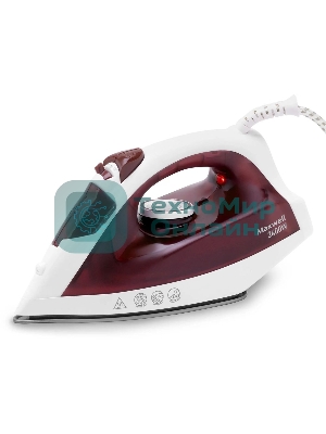 Утюг Maxwell MW-3006, 2400Вт, белый/бордовый