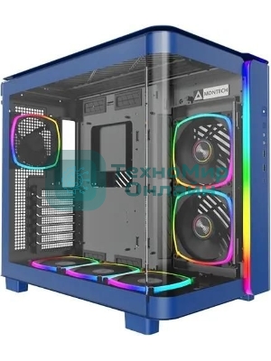 Компьютерный корпус Montech King 95 Pro голубой без БП ATX 4x120мм 2x140мм 1x180мм 2xUSB3.0 audio bott PSU