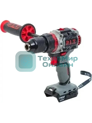 Дрель-шуруповерт аккумуляторная P.I.T. PSB20H-13D, Аккумуляторная, Без АКБ и ЗУ, Ударная