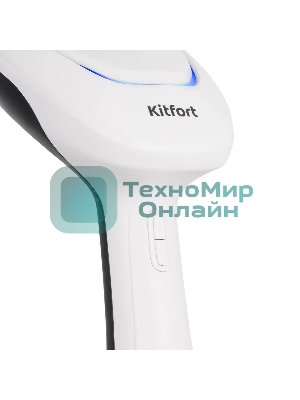 Отпариватель Kitfort КТ-9210 черный/белый, 1700 Вт, 20 г/мин, 360 мл