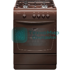 Плита газовая Gefest 1200-С7 К39 коричневый, конфорок 4 шт, духовка 63 л, 60 см x 85 см x 60 см