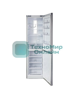 Холодильник Бирюса Б-M980NF металлик двухкамерный 240/130л морозилка снизу, No Frost