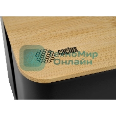 Органайзер Cactus CS-BOX-BL черный/бамбук