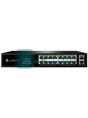 Коммутатор Netis ST118GHPDI-2G-130 16x100Мбит/с 2x1Гбит/с 16PoE 130W неуправляемый