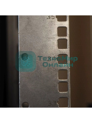 Шкаф серверный напольный 42U (800 1200) дверь перфорированная, задние двойные перфорированные