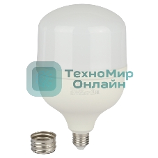 Лампа светодиодная ЭРА STD LED POWER T140-85W-4000-E27/E40 85 Вт колокол нейтральный белый свет