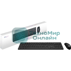 Комплект клавиатура+мышь MSI K200 Combo MS-8ZA4 беспроводной, USB, 1600 DPI, чёрный
