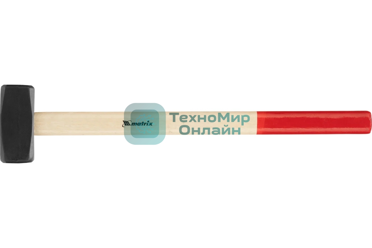 Кувалда Matrix 11032 5000 г, кованая головка, деревянная рукоятка 700 мм