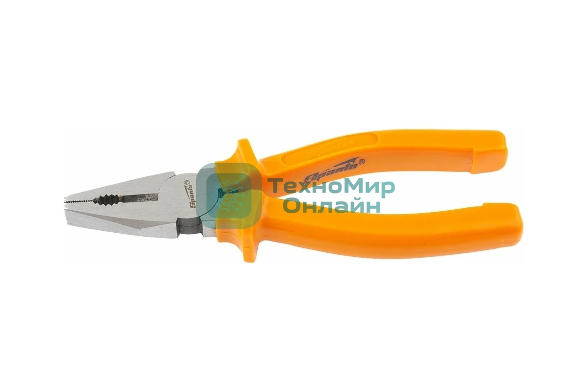 Плоскогубцы Sparta Classic 200 мм, шлифованные, пластмассовые рукоятки