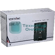 Источник бесперебойного питания Импульс ИБП ИМПУЛЬС МАСТЕР 1000, 1000ВА/600Вт, LED, USB, RJ11/RJ45, SCHUKOx8