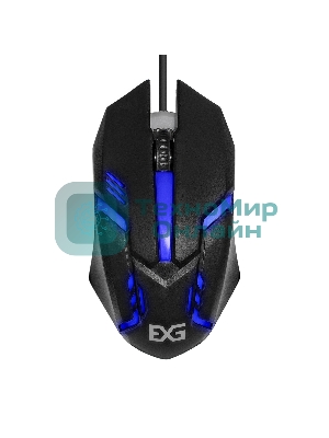 Комплект клавиатура+мышь ExeGate MK140 проводной, USB, 1000 DPI, чёрный/белый