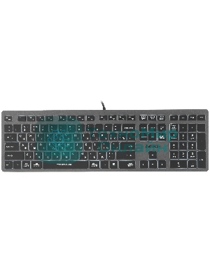 Клавиатура A4Tech Fstyler FX60H проводная, USB Type-A, серый