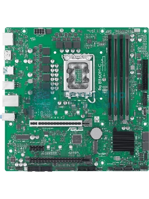 Материнская плата ASUS PRO B860M-C-CSM, LGA 1851, Intel B860, 4xDDR5, 4xSATA, 2xM.2, 1xPCIe 5.0 x16, 1xPCIe 4.0 x16, 1xPCIe 3.0 x1, 1xHDMI, 2xDP, 1x1Gb LAN, 1xUSB-C 10Gbps, 1xUSB-A 10Gbps, 2xUSB-A 2.0, 3x3.5 мм, 7.1, mATX