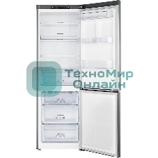 Холодильник Samsung RB30A30N0SA/WT серебристый двухкамерный 213/98л морозилка снизу, No Frost