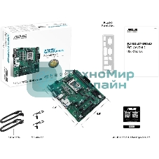 Материнская плата ASUS Pro A620M-C-CSM, AM5, AMD A620, 2xDDR5, 4xSATA, 2xM.2 PCIe 4.0 x4, 1xPCIe 4.0 x16, 2xPCIe x1, 1xRJ45 1GbE, 1xUSB 3.2 Gen 2, 3xUSB 2.0, 1xUSB-C 3.2 Gen 2, 1xDVI-D, 1xDP, 1xHDMI, 1xVGA, 3x3.5 мм, 7.1, mATX