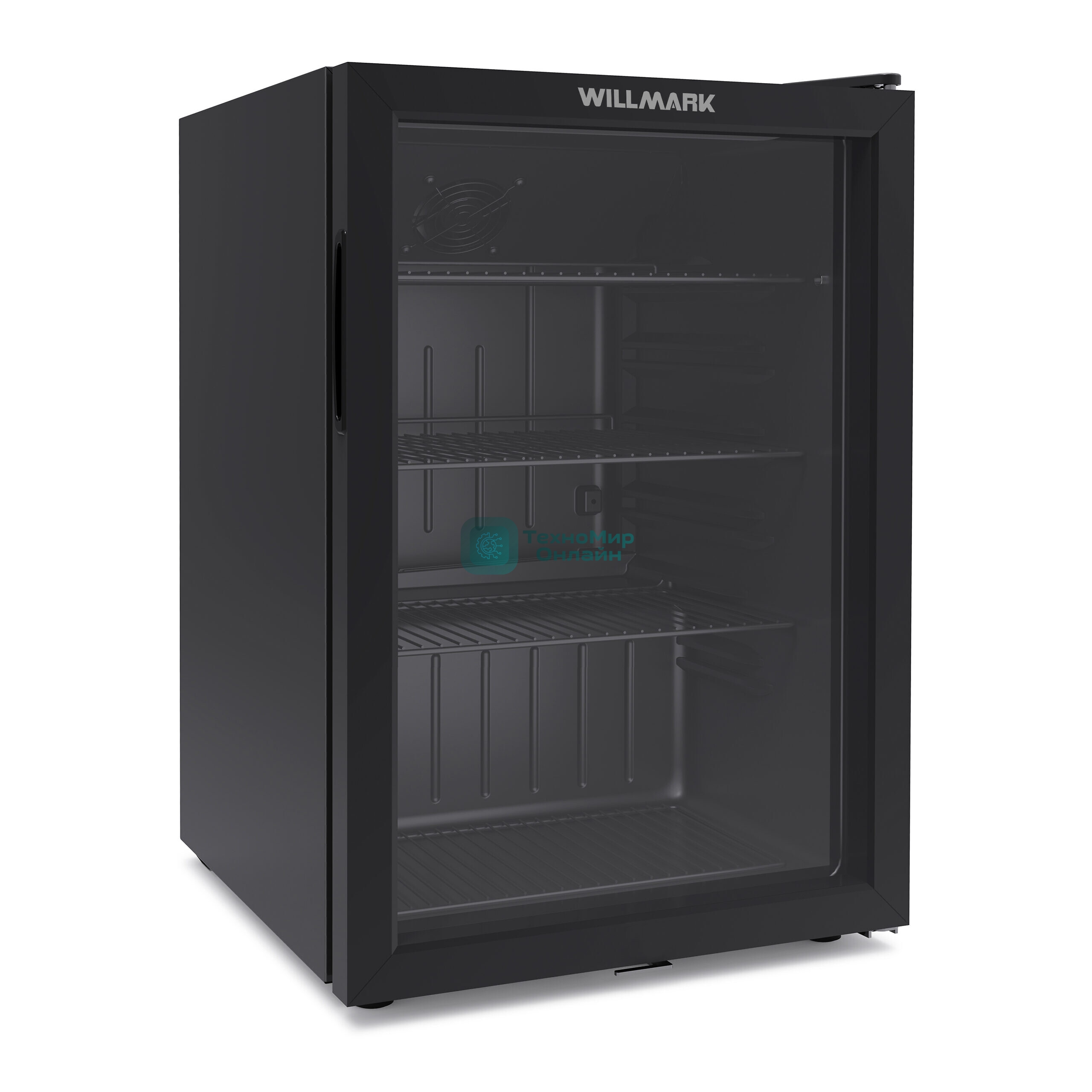 Холодильная витрина WILLMARK WBC-85B черный 81л 1 камера 3 полки
