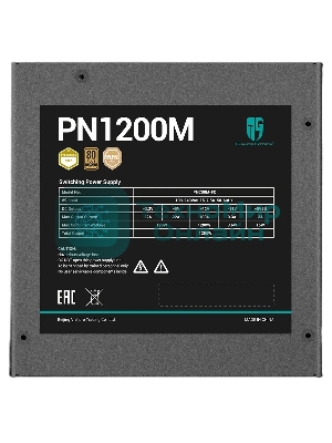 Блок питания Deepcool/GamerStorm PN1200M, 1200Вт, 80 PLUS Gold, 135мм, модульный, черный