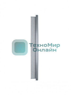 Рамка 2-местная IEK BRITE РУ-2-1-БрА металл алюминий