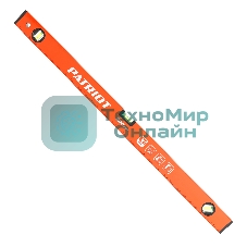 Уровень PATRIOT LRP-800, магнитный, алюминиевый фрезерованный, усиленный, 800мм