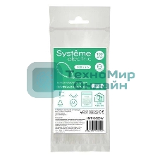 Стяжка кабельная SE IMT10025W 100х2.5 белый (уп. 100 шт)